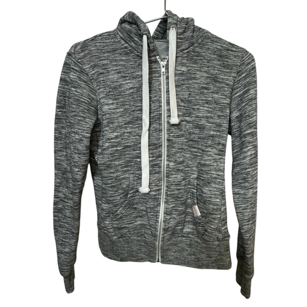 High End Retro Gray Reflex Surf Women’s M Full Zip Hoodie MINTY